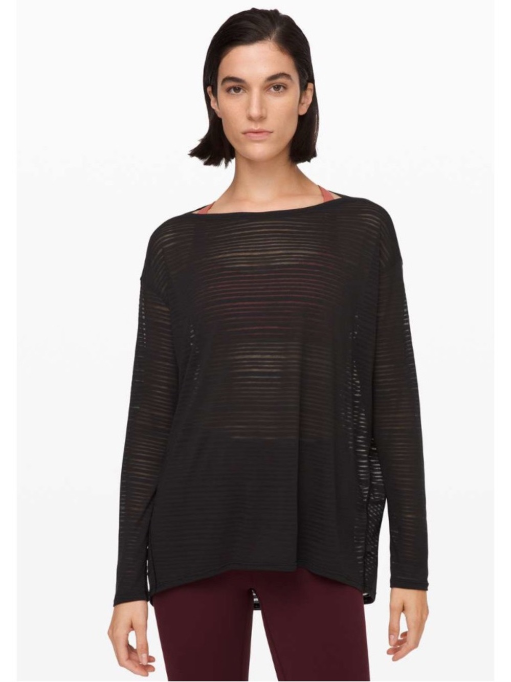 Lululemon Back in Action Long Sleeve Top